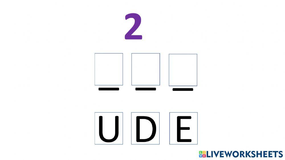 Ricostruisci le parole