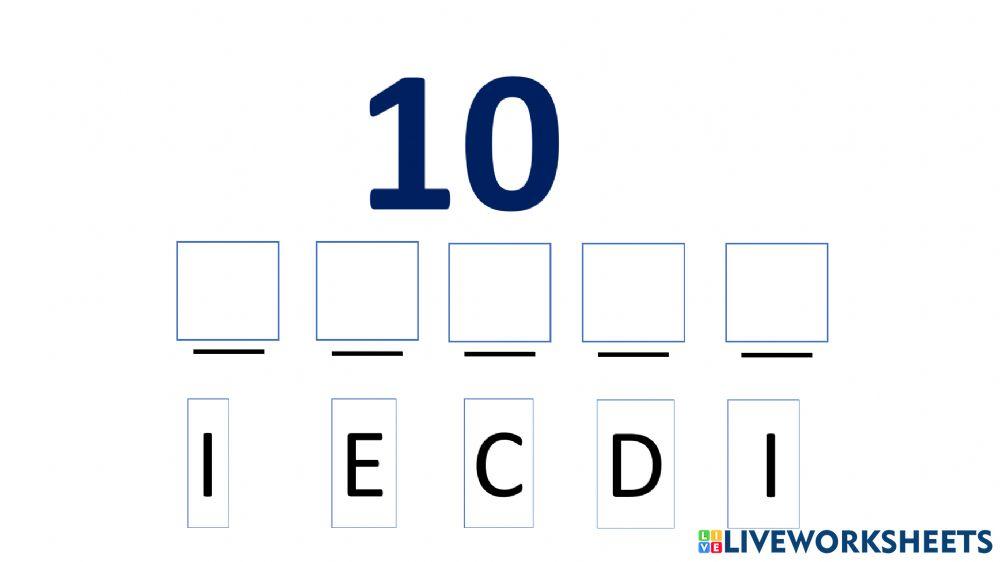 Ricostruisci le parole