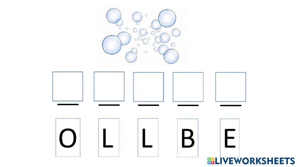 Ricostruisci le parole