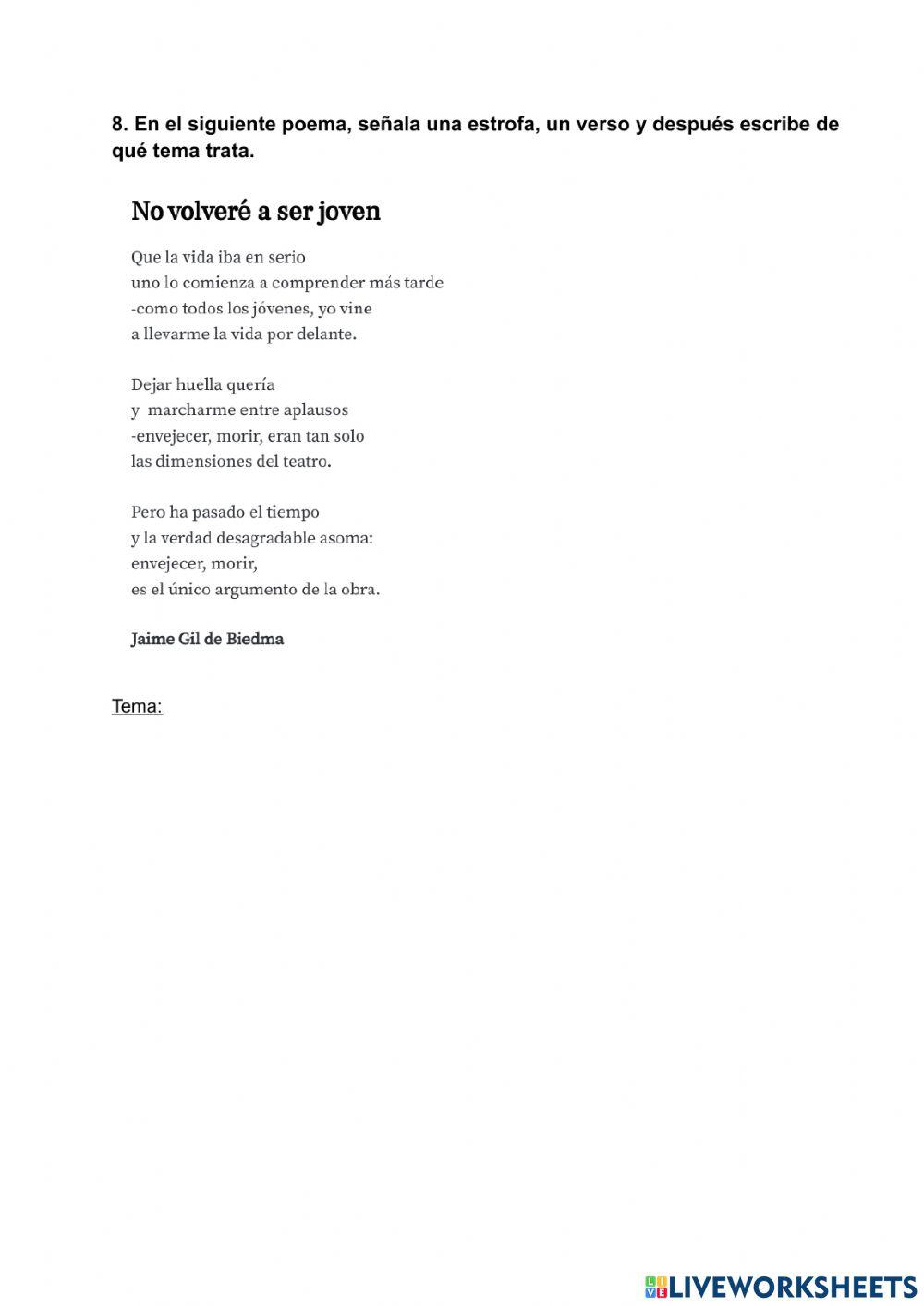 Ejercicios de  repaso