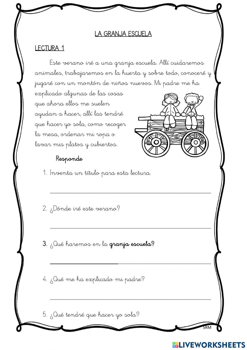 Lecturas comprensivas