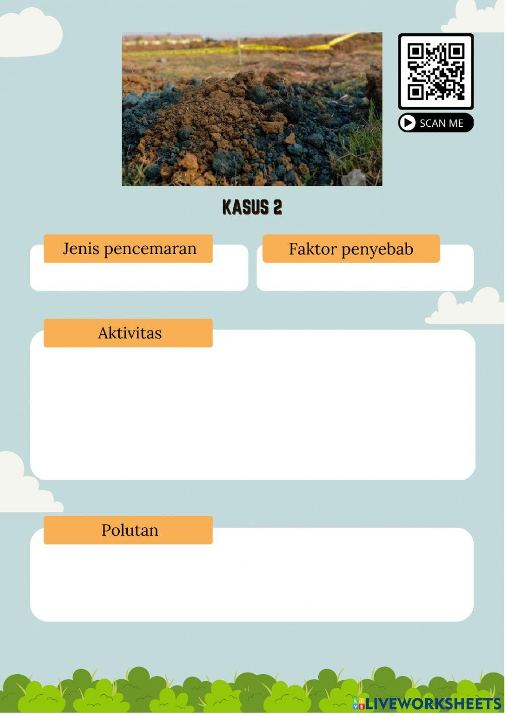 E-LKPD Penyebab Pencemaran Lingkungan