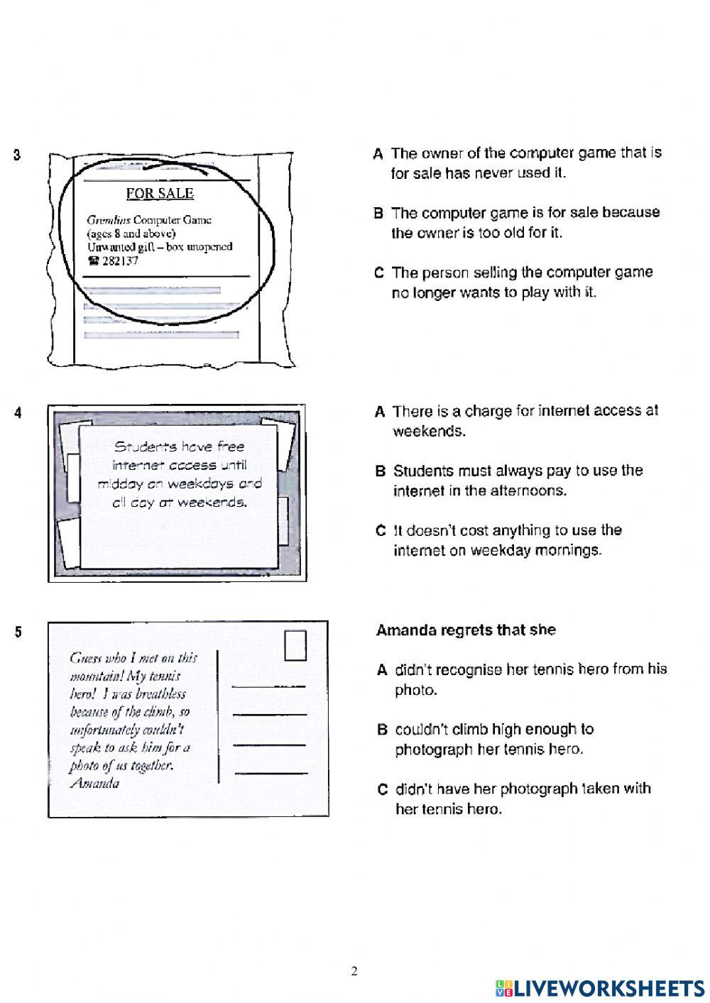 Foreign Teacher-S6-TET HOLIDAY-PET PRACTICE