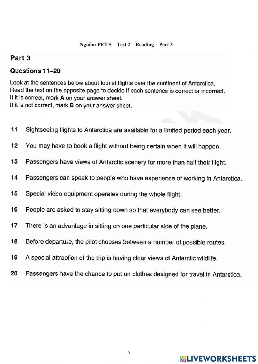 Foreign Teacher-S6-TET HOLIDAY-PET PRACTICE