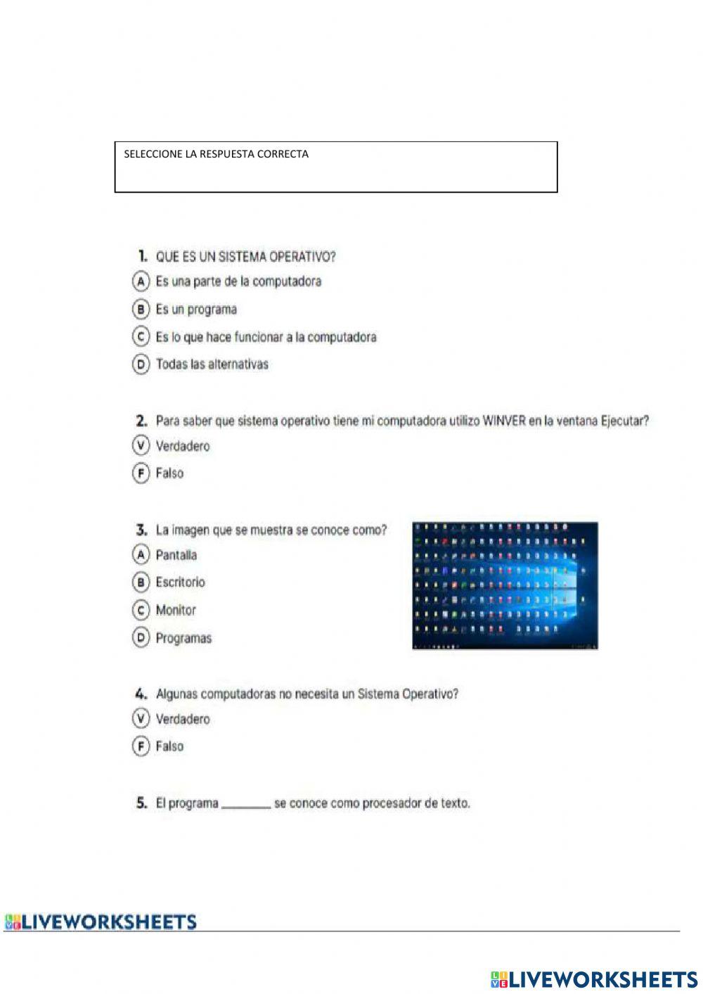 Prueba primero y segundo