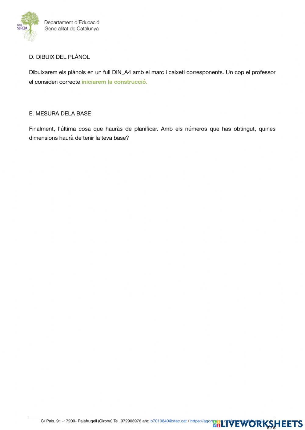 Avantprojecte aerogenerador