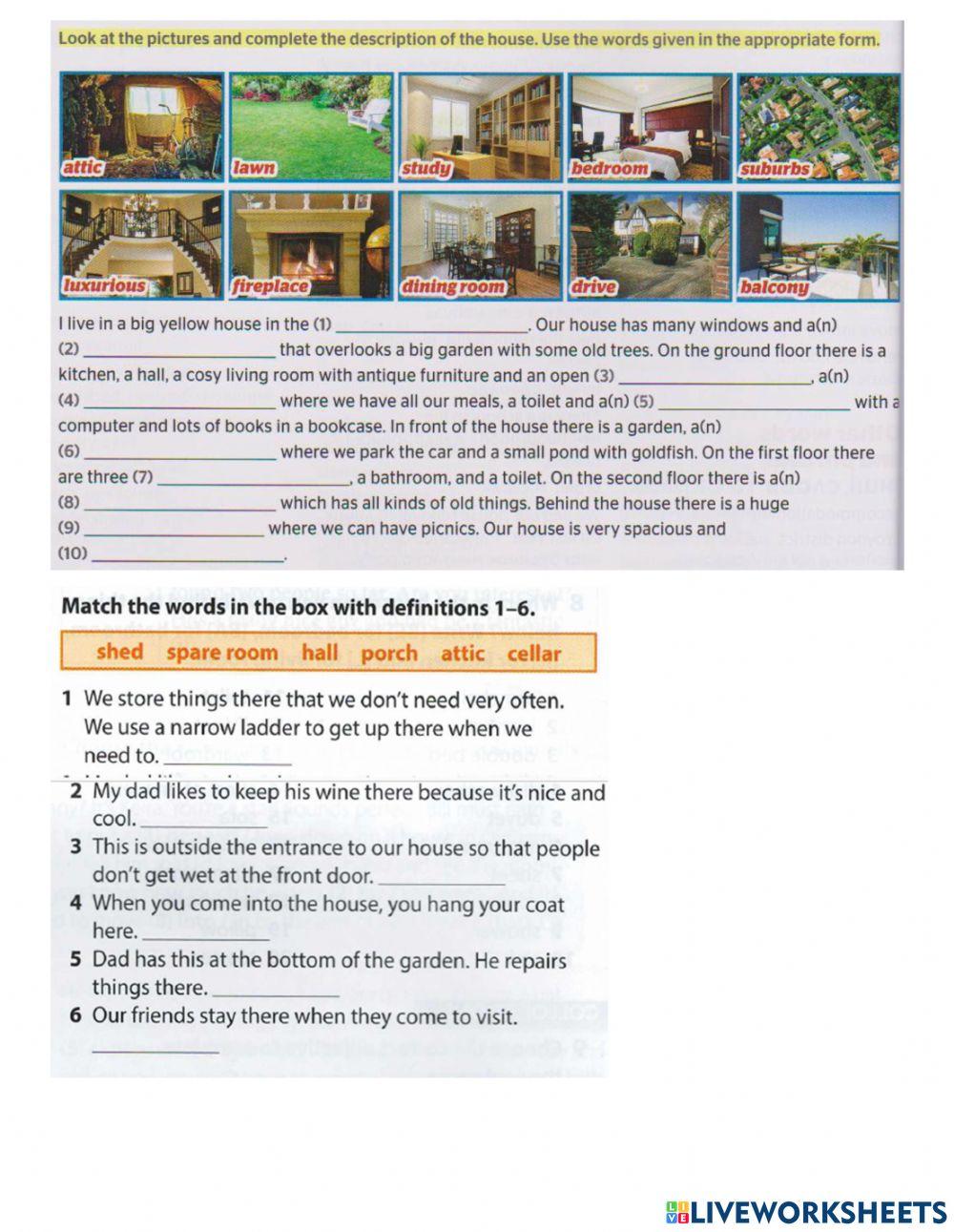 Sol.Int. Houses and Flats Vocabulary