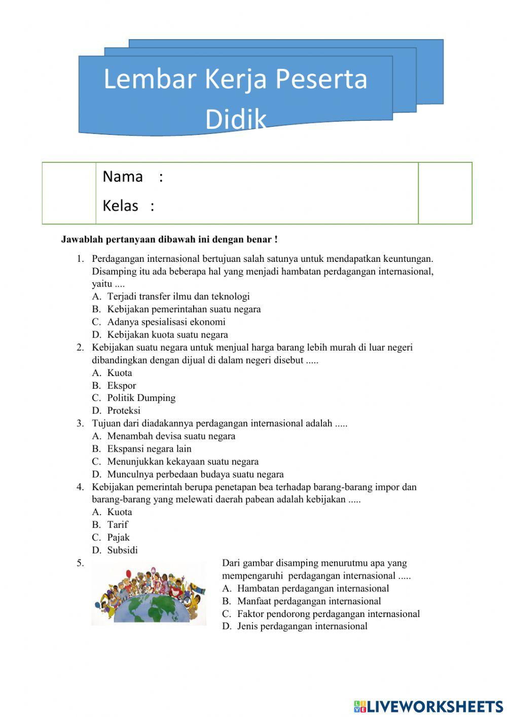 Perdagangan Internasional