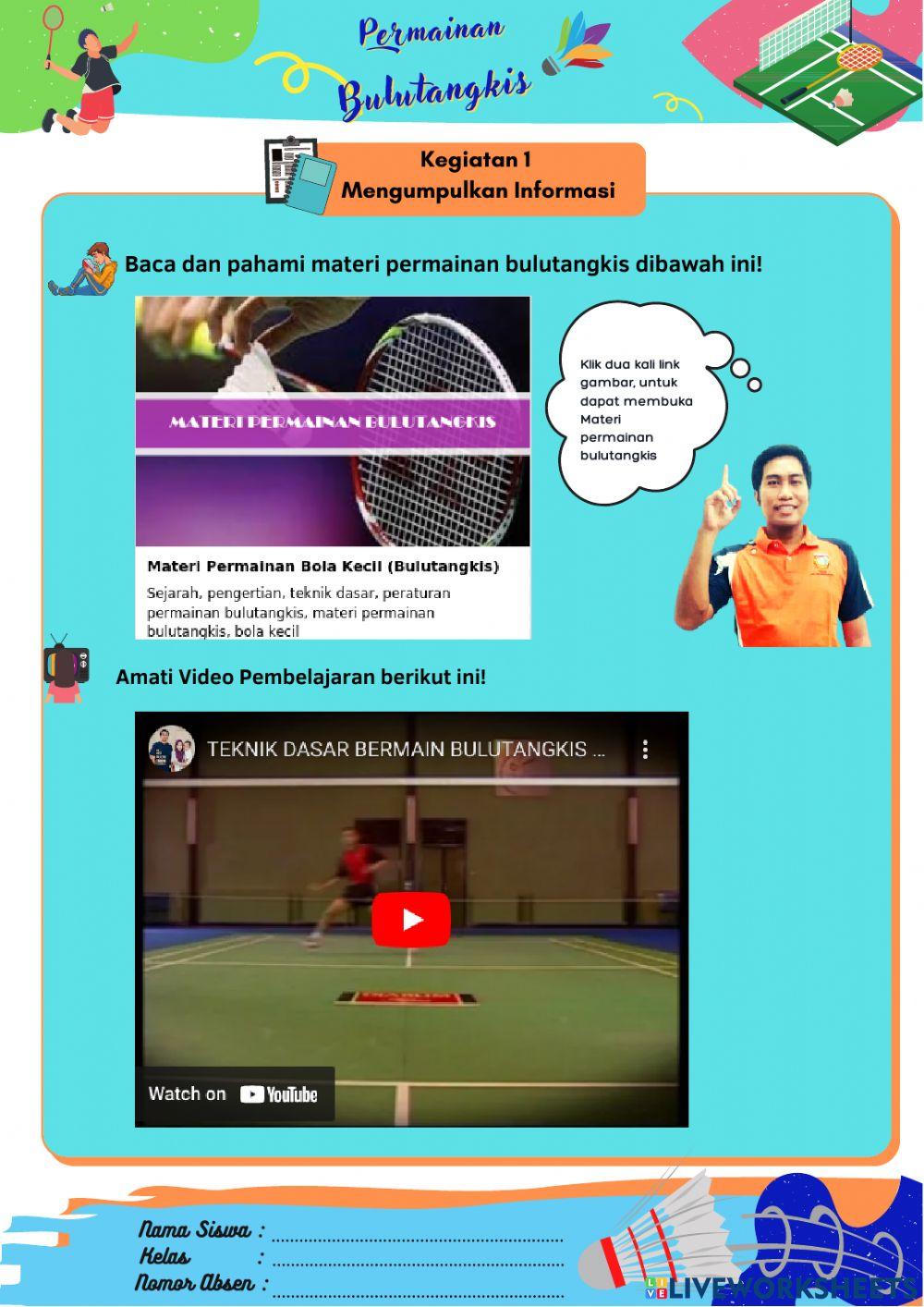 LKPD Bulutangkis