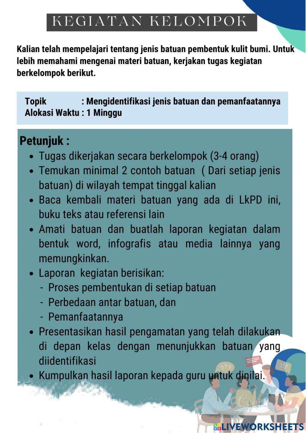 Lkpd 2 dinamika batuan