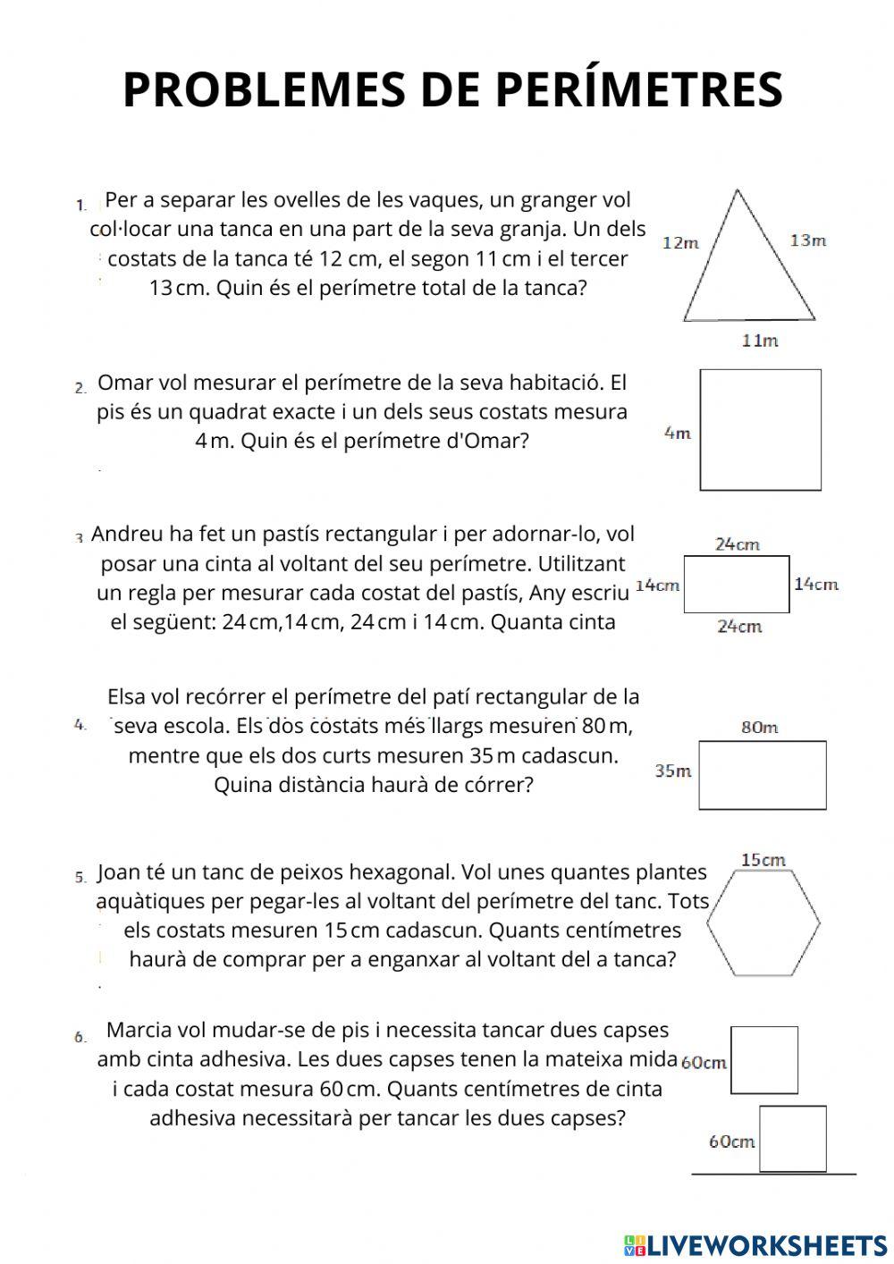 Perímetres i Àreas