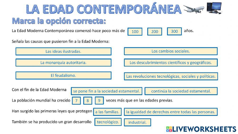 Etapas de la historia