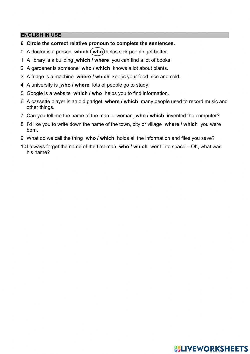 WW 2 Unit 4 test language