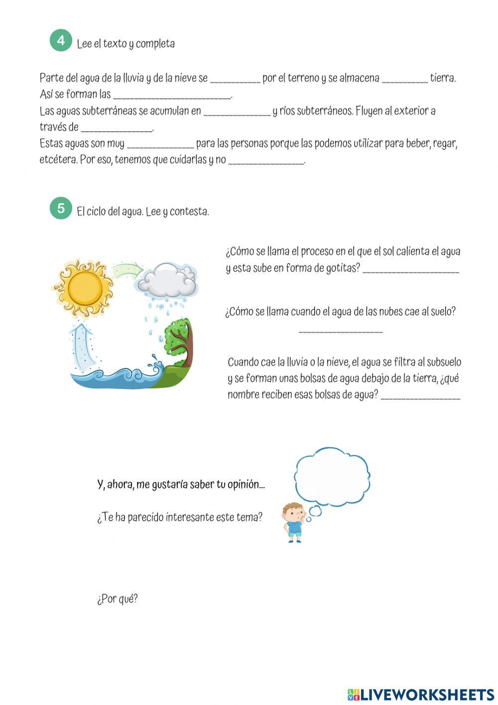 Necesitamos el agua para vivir