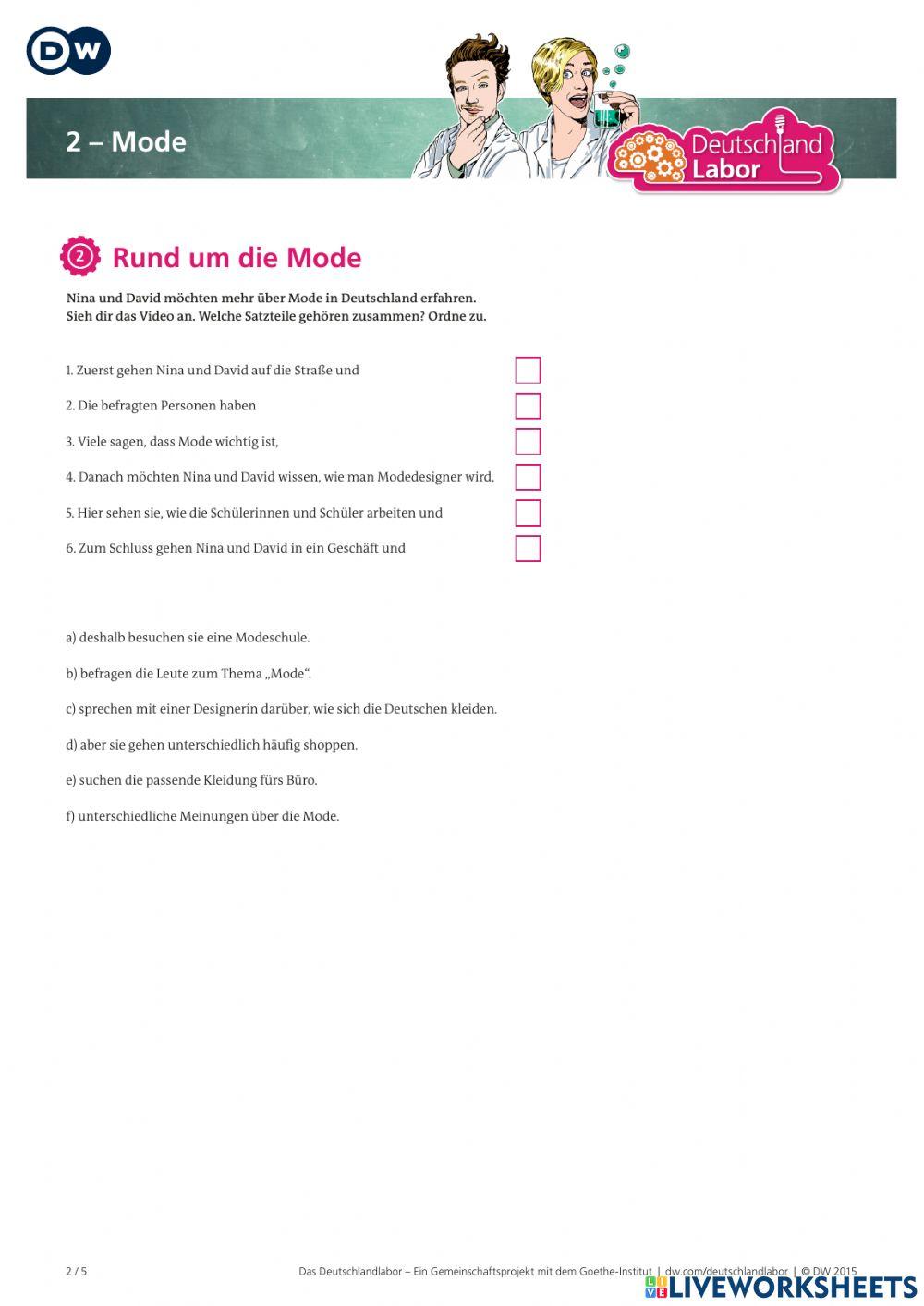 Das Deutschlandlabor Folge 2: Mode