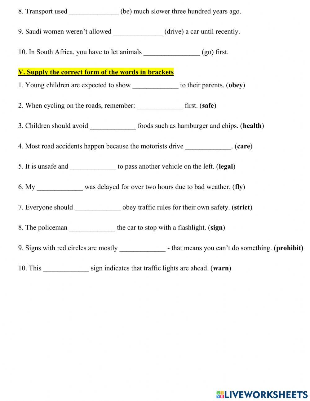 G7-unit 7 practise 1