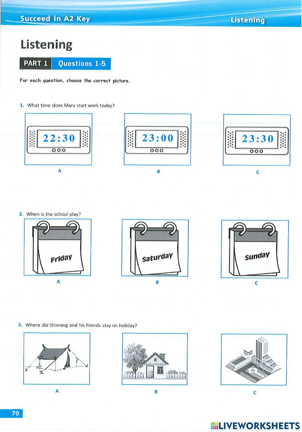 Ket listening test 5