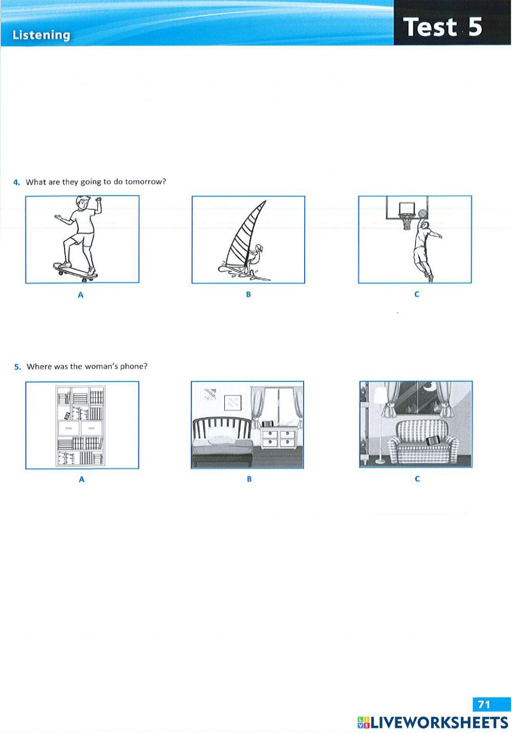 Ket listening test 5