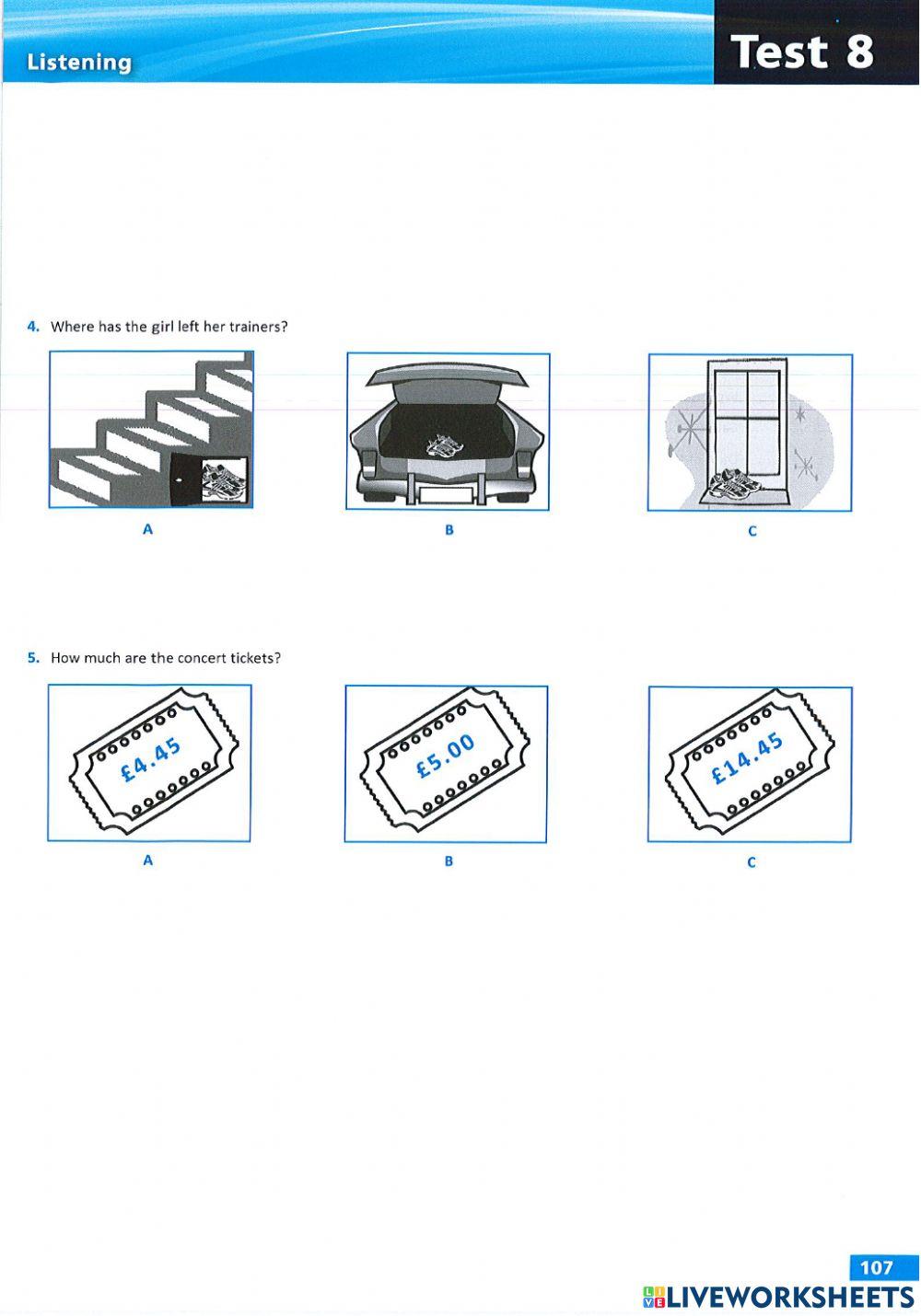 Listening ket test 8