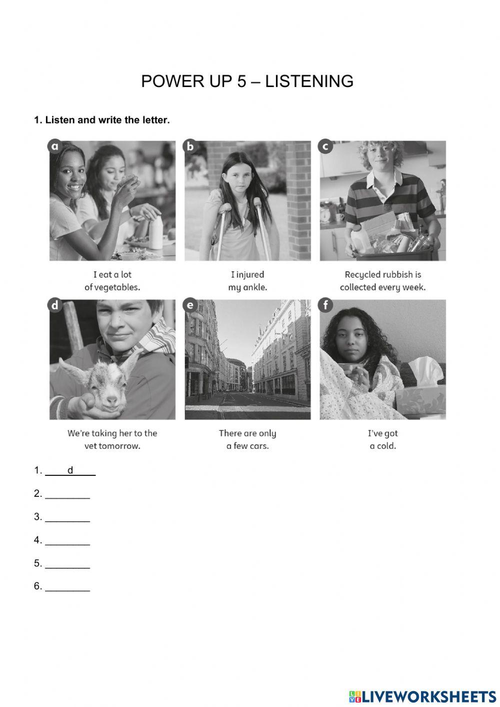 PU5 - RW 4-6 - Listening