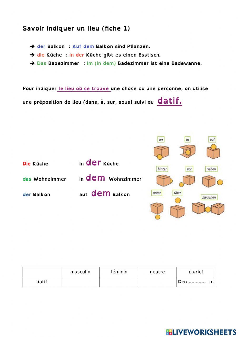 Les prépositions mixtes