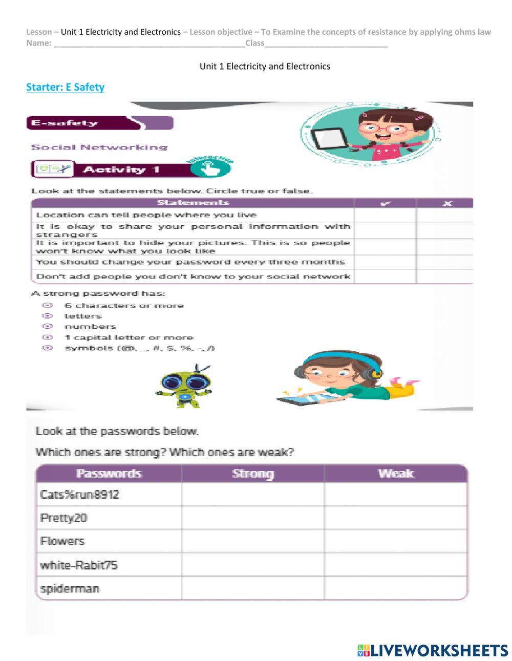 Unit 1 What is Electricity