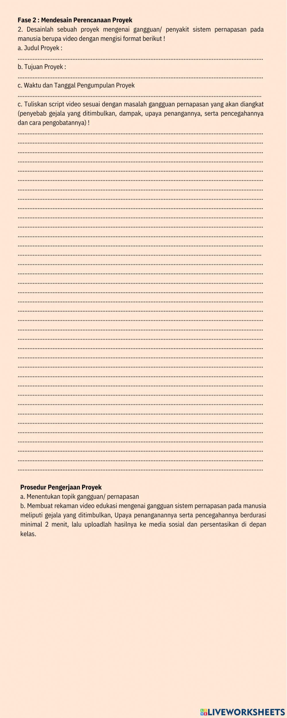 Lkpd gangguan sistem pernapasan