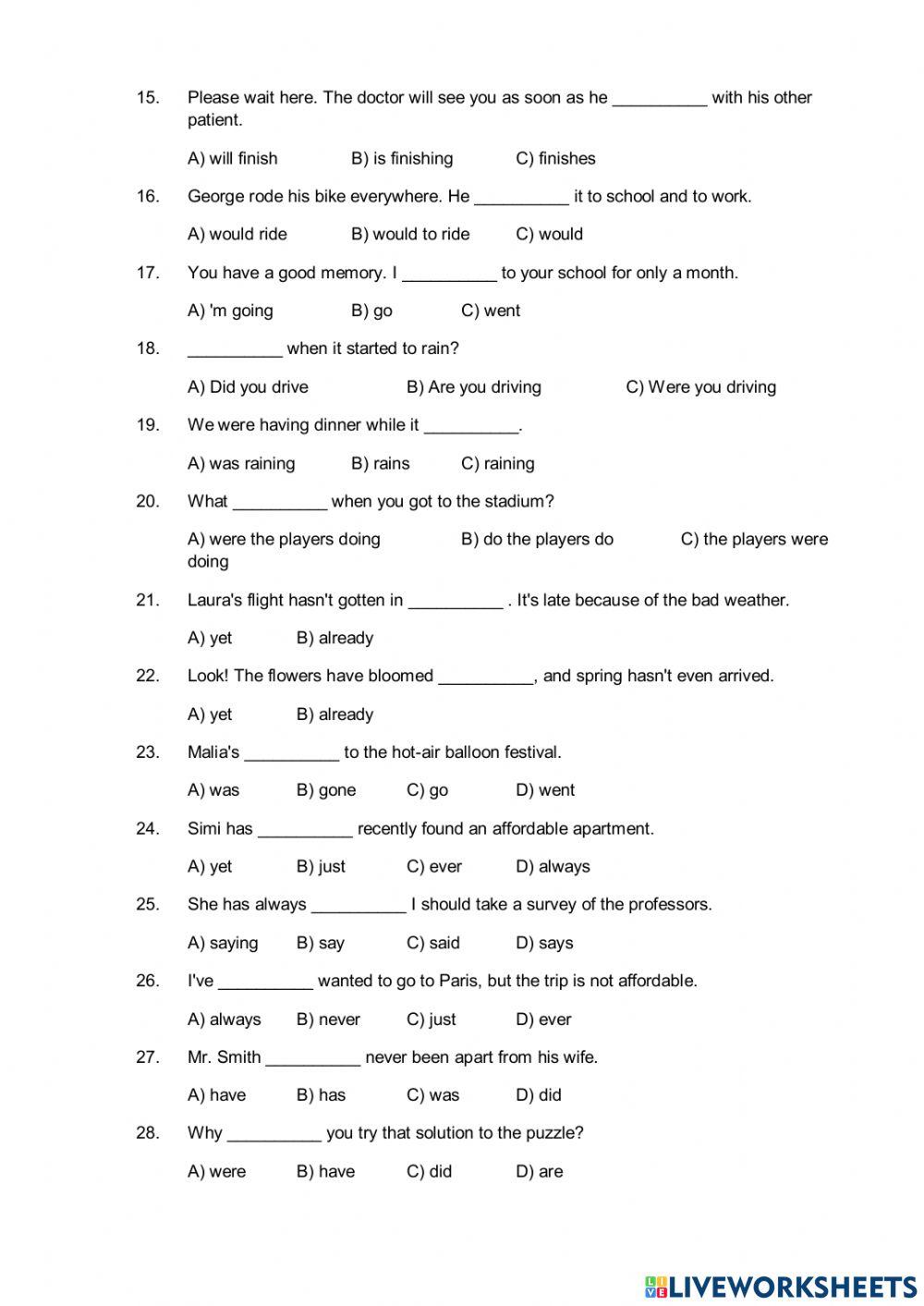 CG 3-1 Final, Part 1