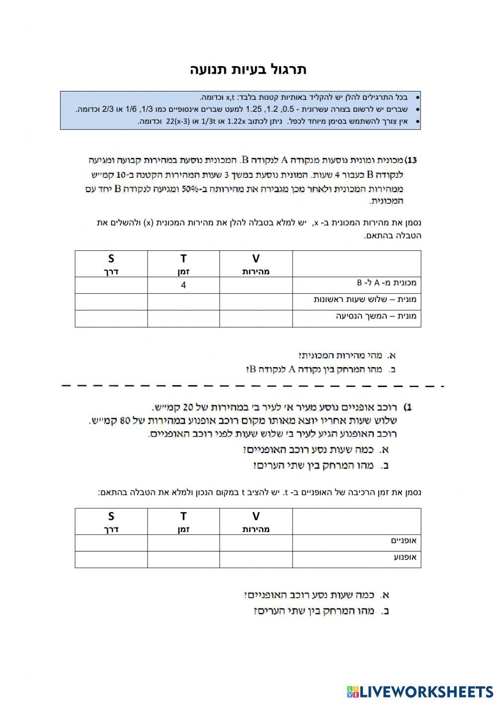 בעיות תנועה01