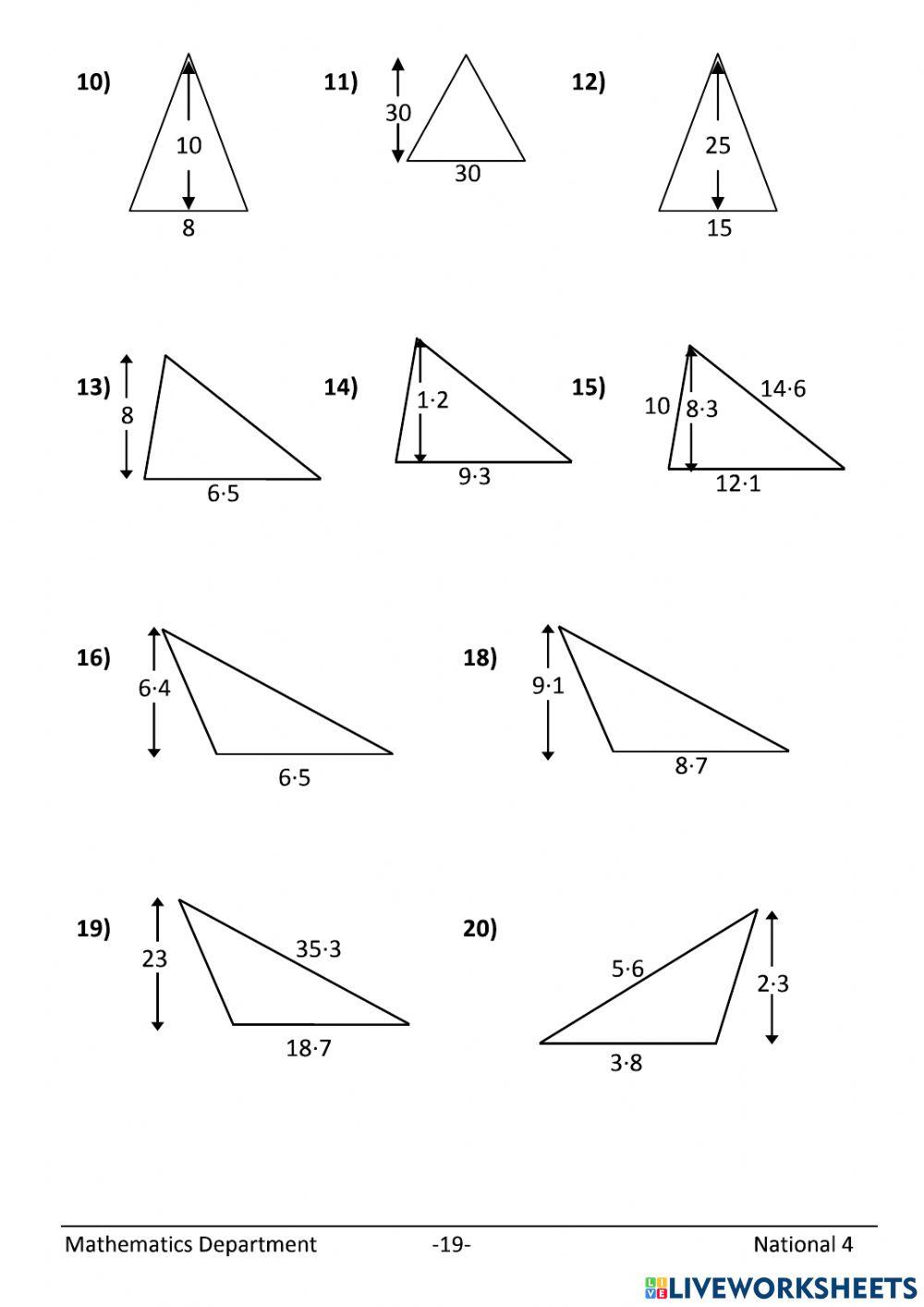 WW SSM N3 Area Triangle