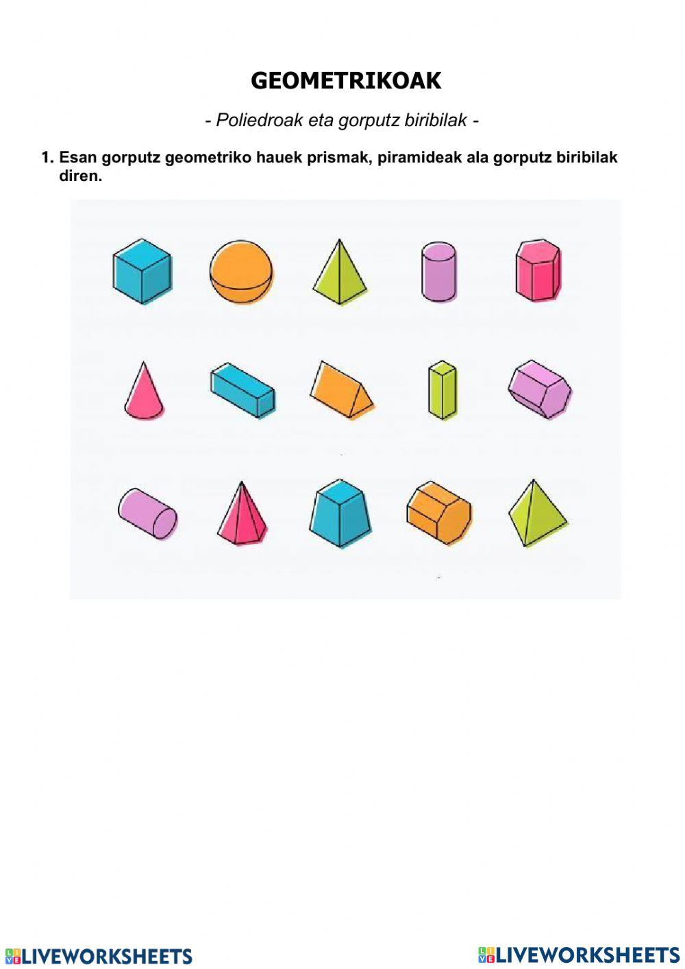 Gorputz Geometrikoak