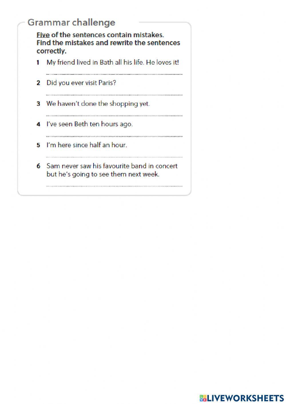 UNIT 4 grammar test-def