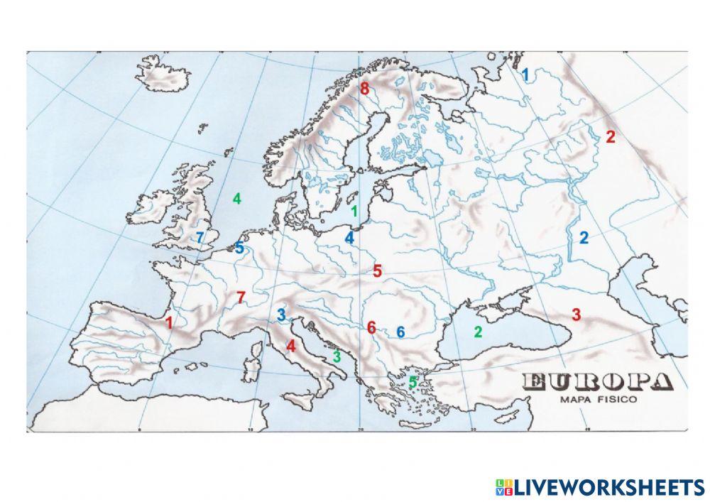 Geografía física Europa