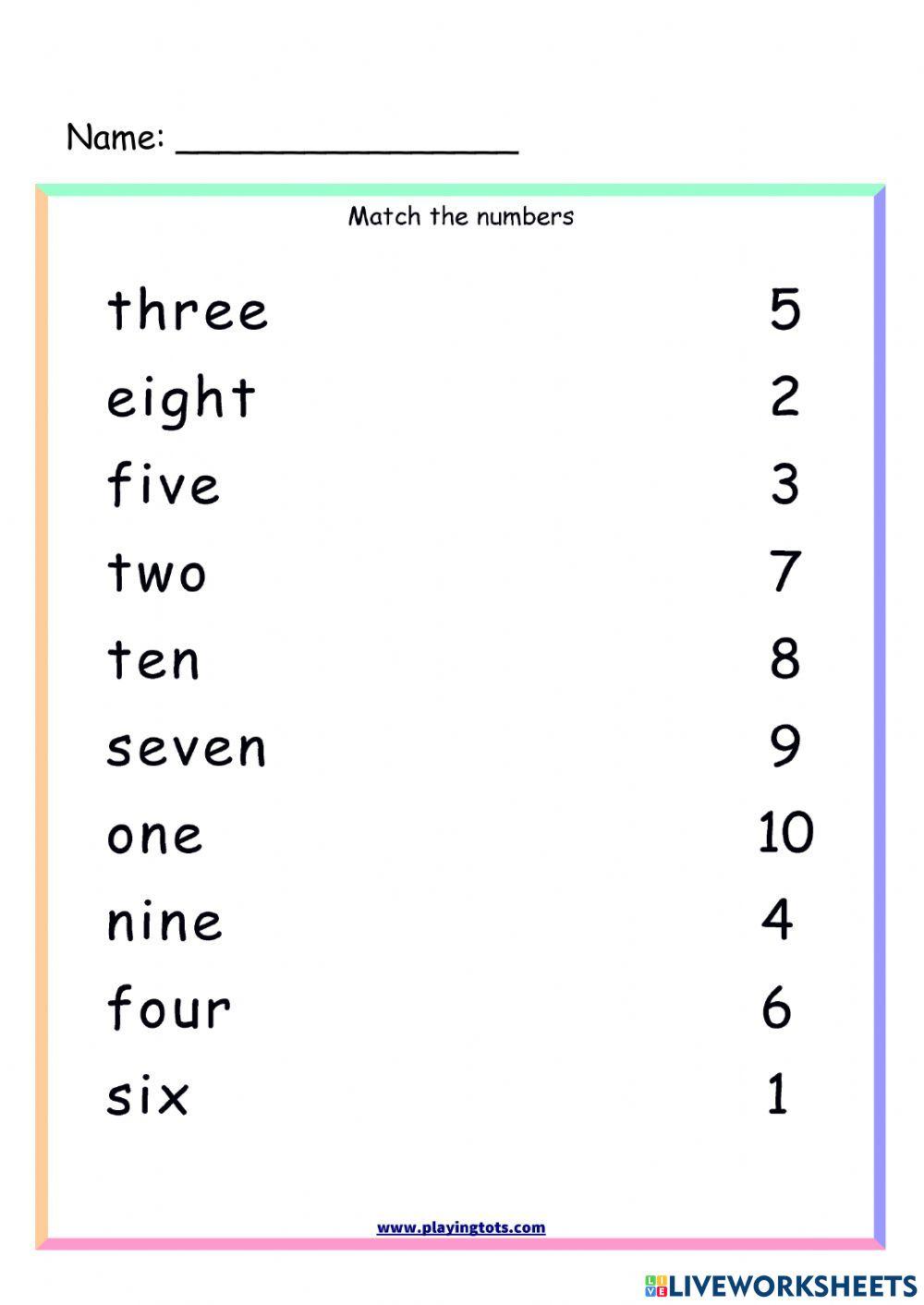 2271806 Numbers 1 10 Bix LiveWorksheets 2271806-numbers-1-10-bix-liveworksheets