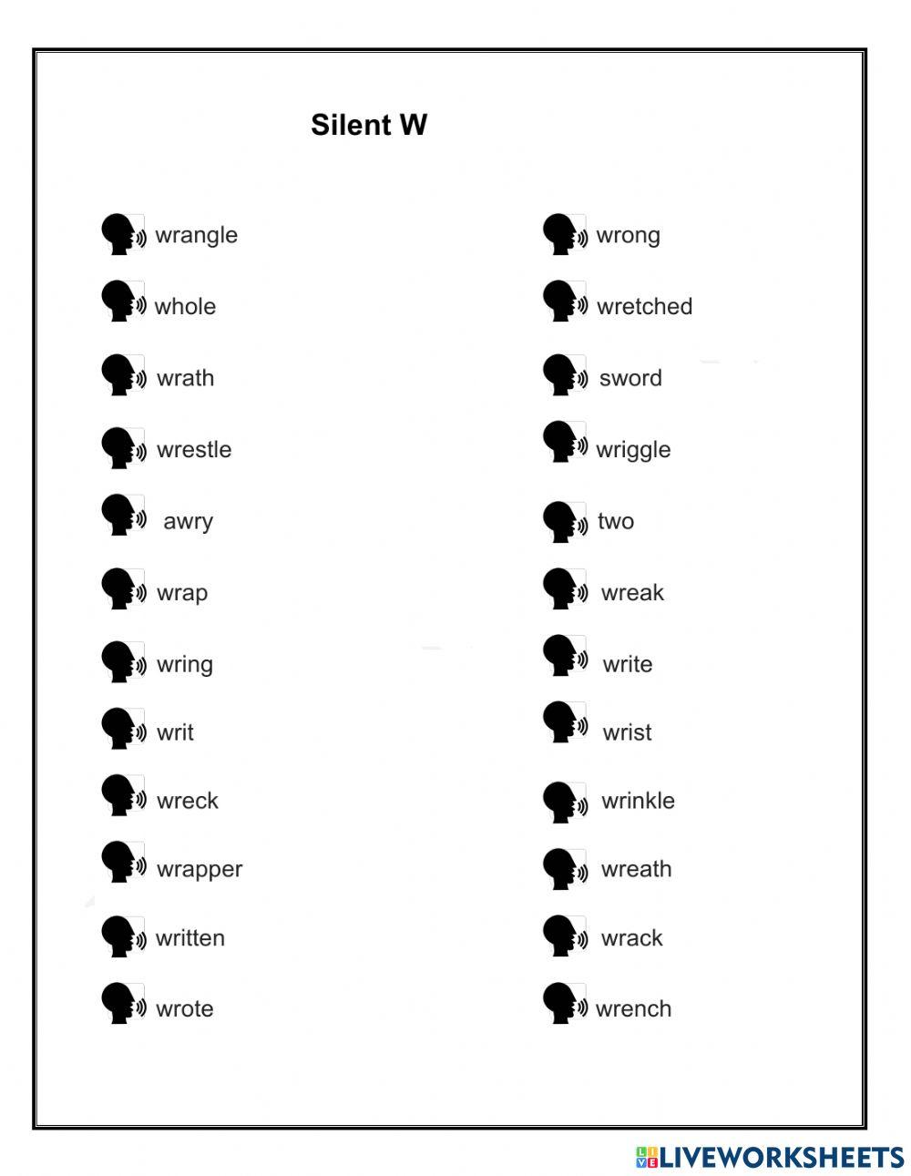 Silent Letters Pronunciation