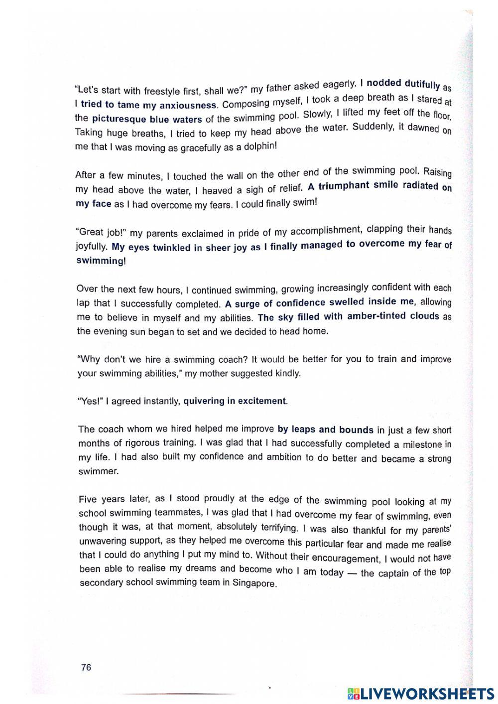 2023 Week 2 Upper Sec Essay Writing