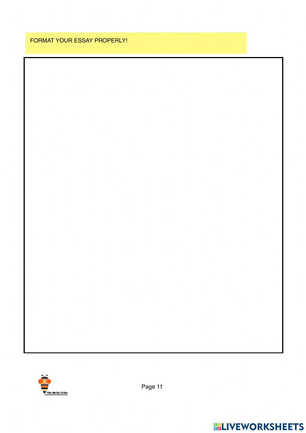 2023 Week 2 Upper Sec Essay Writing