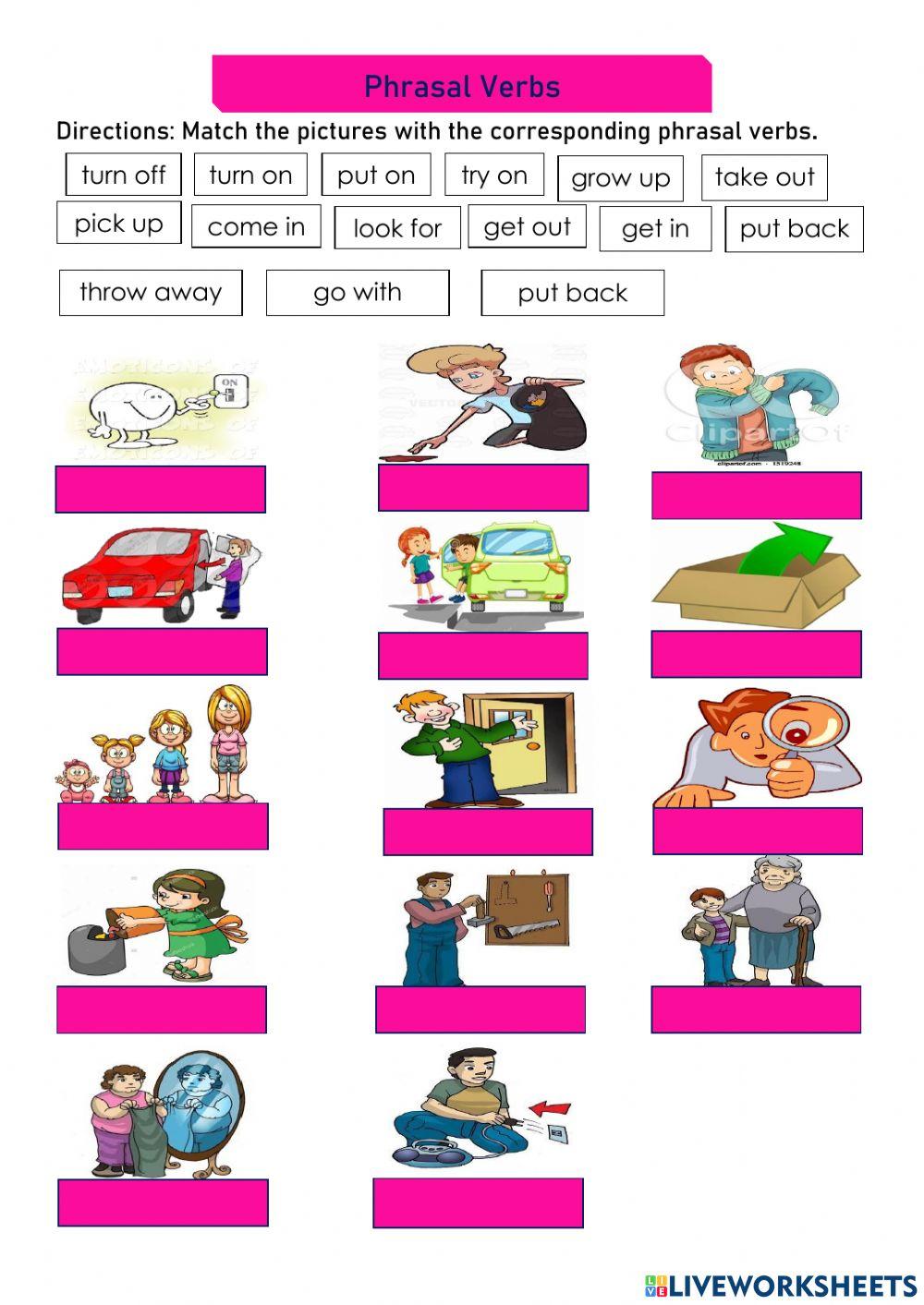 Phrasal verbs