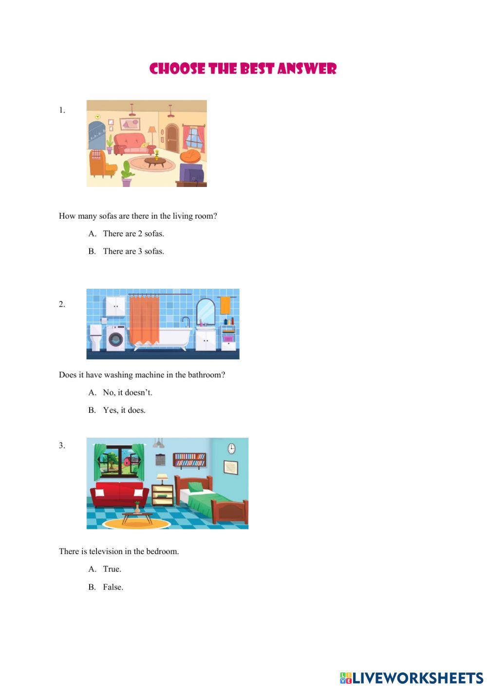Choose The Answer Online Exercise For Live Worksheets Choose The Answer Online Exercise For Live Worksheets