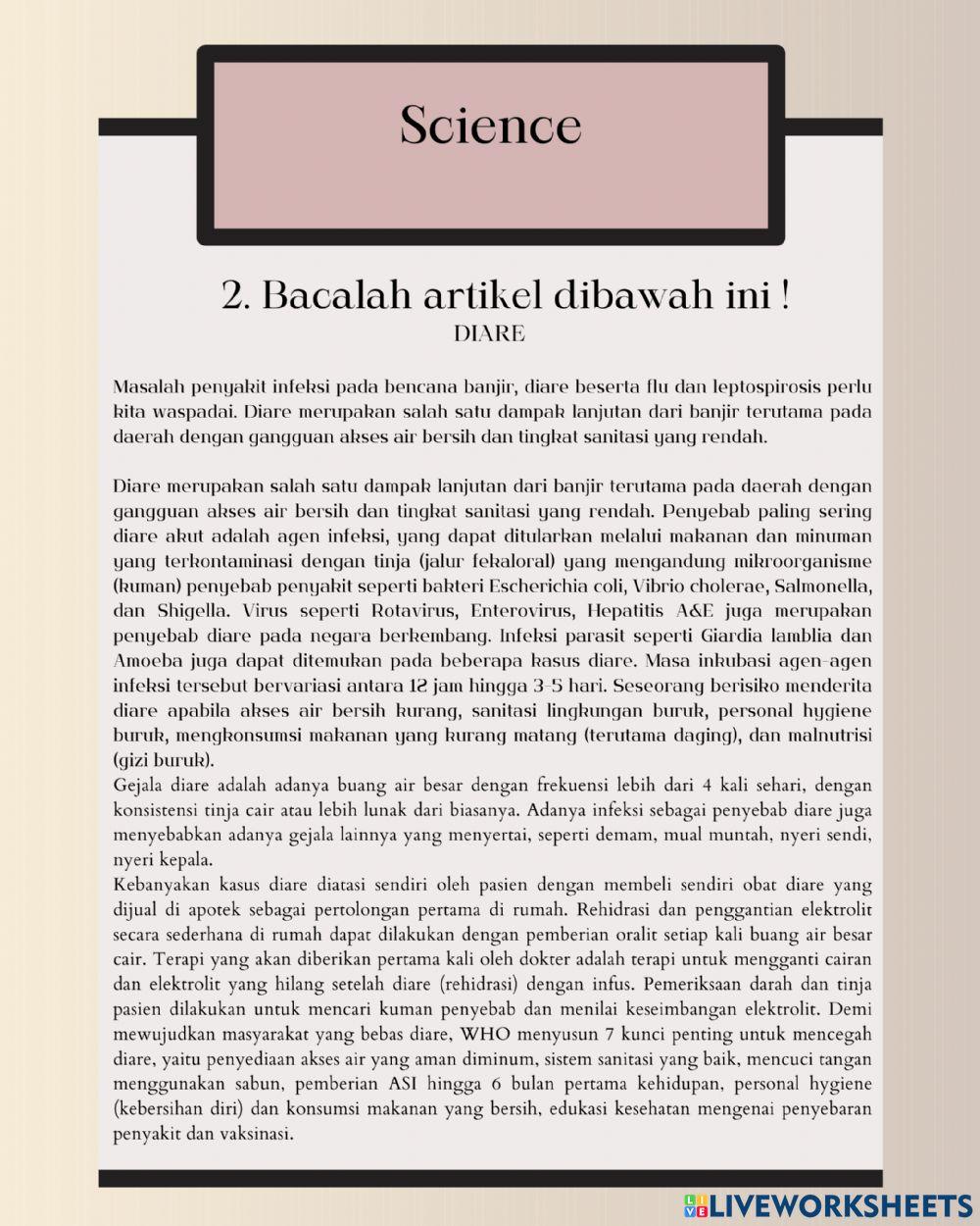 Gangguan Sistem Pencernaan