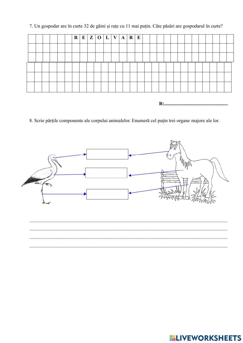 Adunarea si scaderea