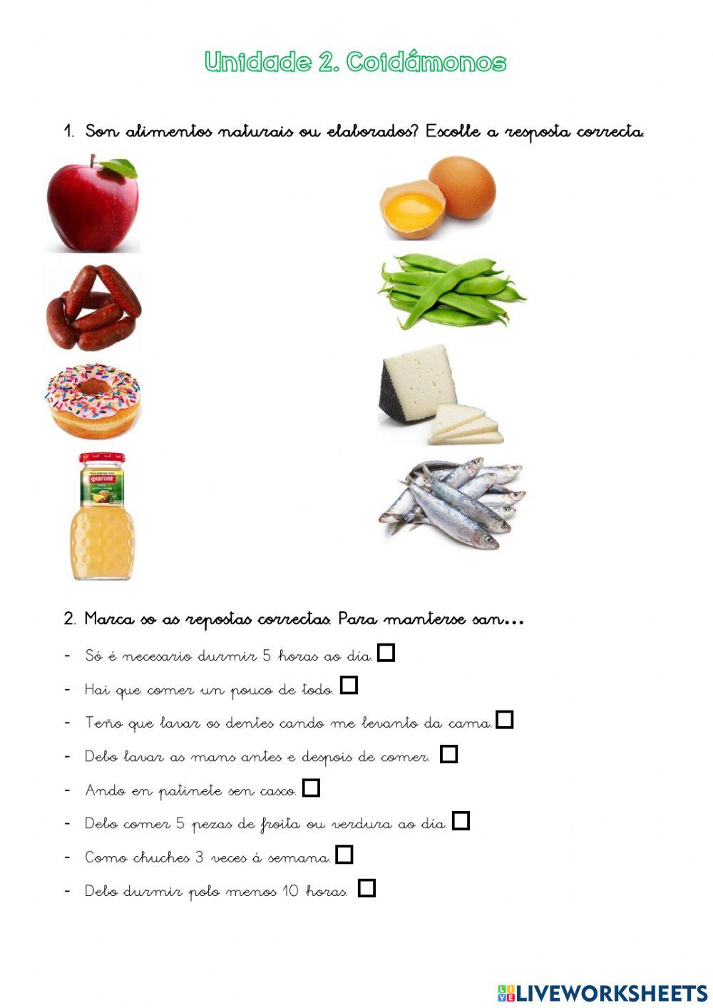 Repaso Unidade 2 Ciencias da Natureza
