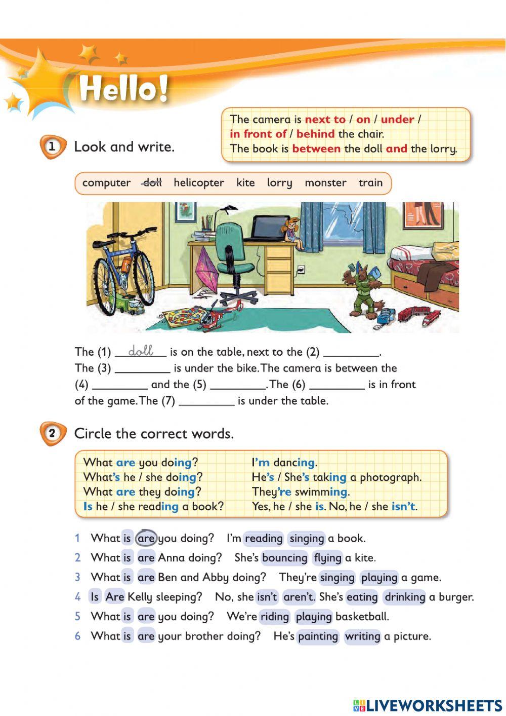 Kid's Box 3 Unit 0 Review