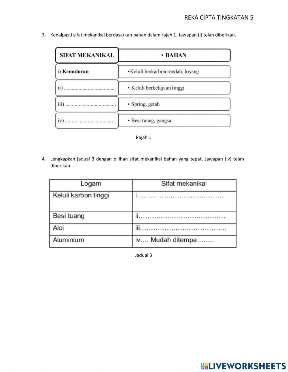 2.1.2 Sifat Mekanikal Bahan
