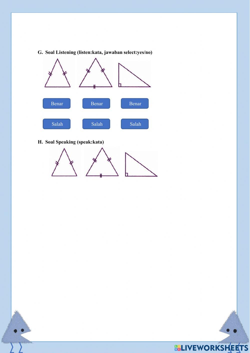 LKPD Bangun Datar Segitiga