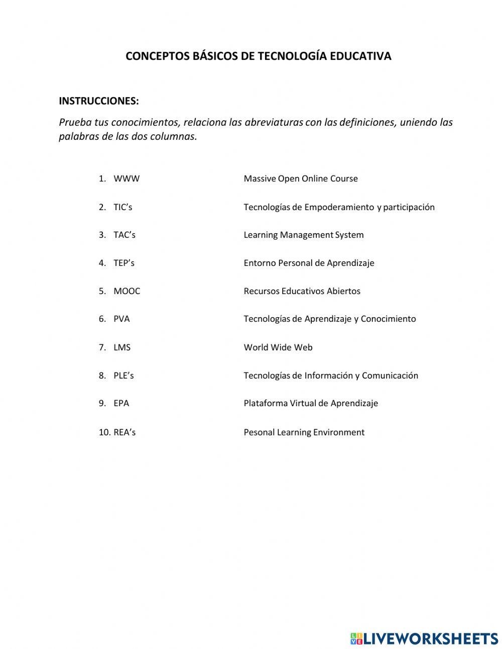 Conceptos de tecnología educativa