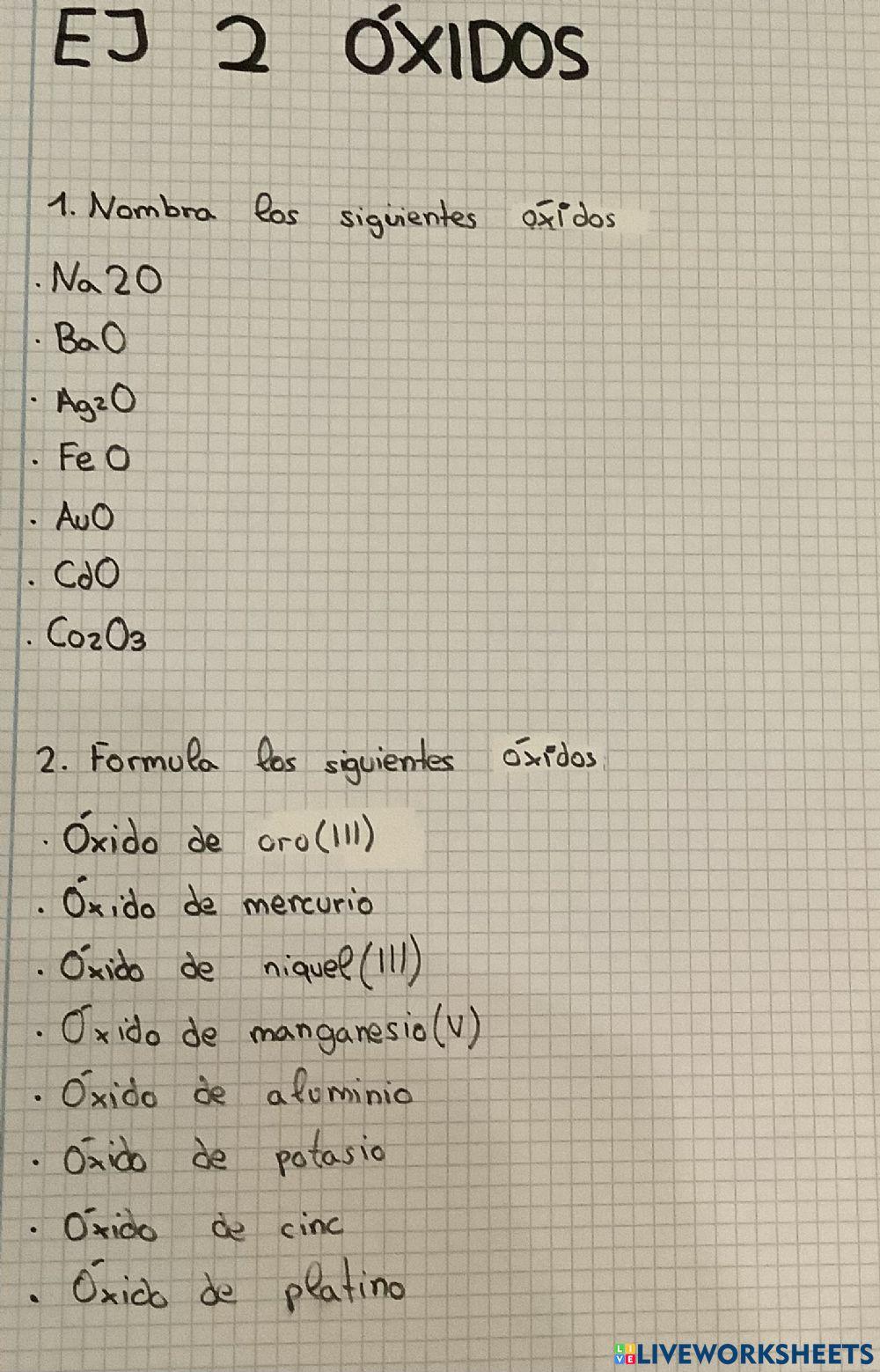 Óxidos 2