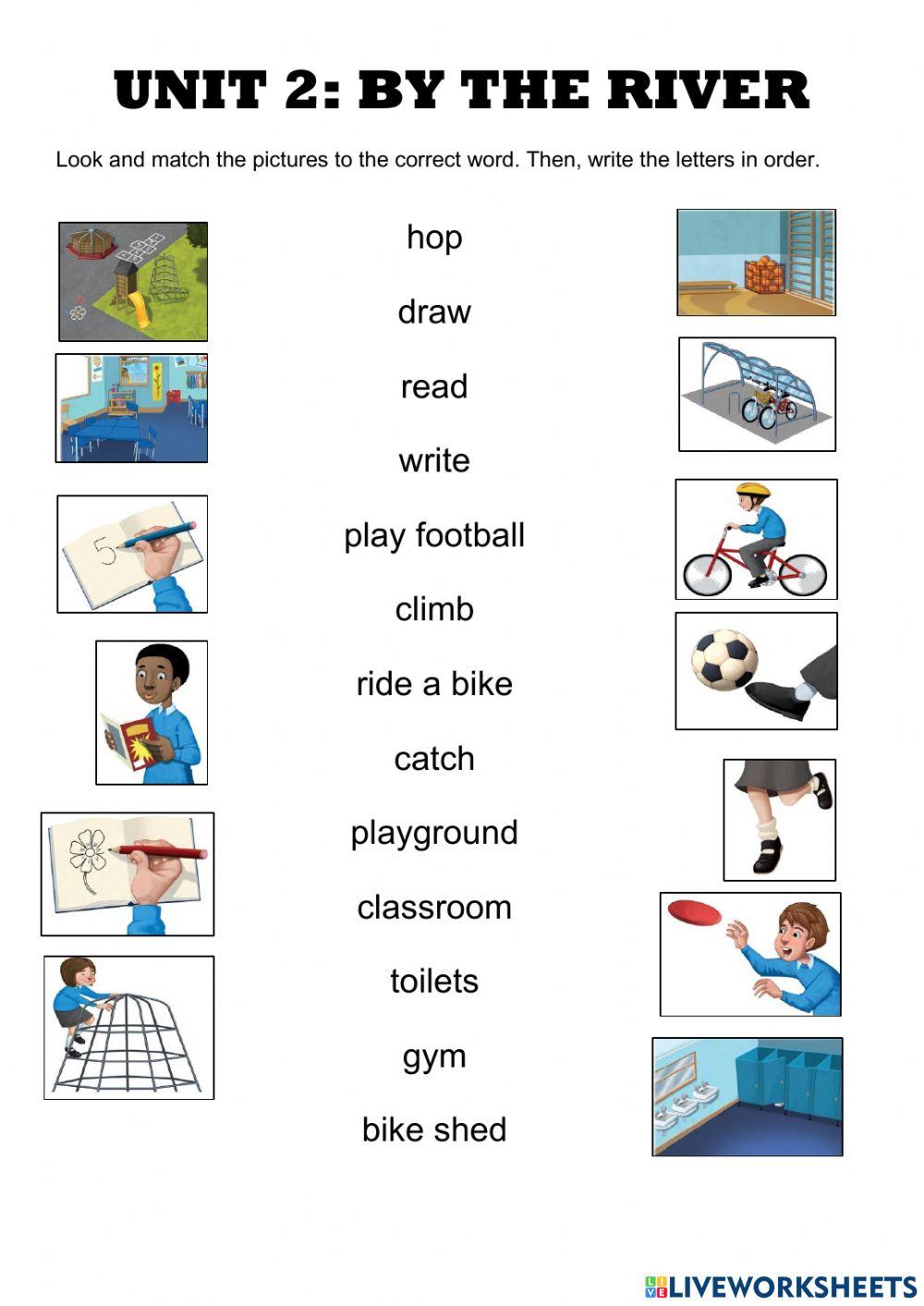 At school vocabulary