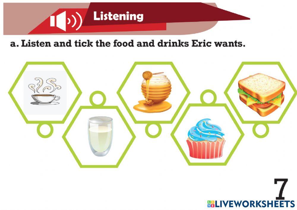 Food drinks 7 llist a