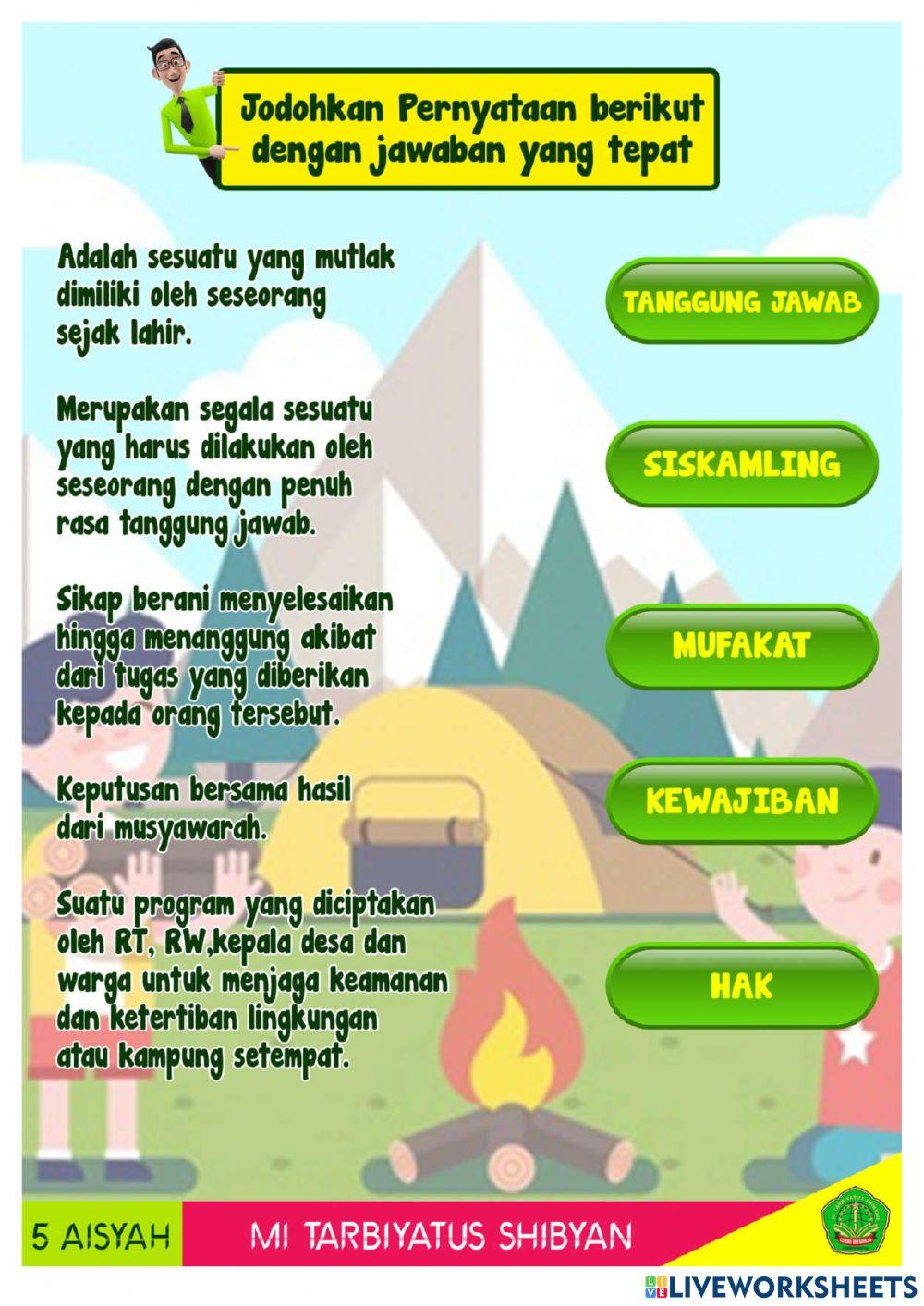 PKn Pembelajaran6 Daring Kls5